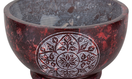 Räucherschale "Uranus" rot