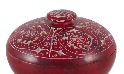 Specksteinschale "Rot"