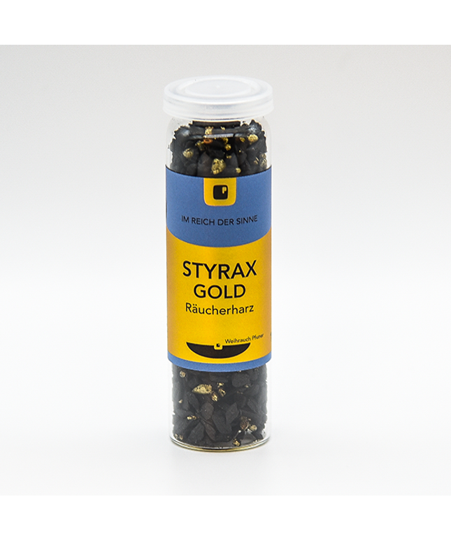 Styrax mit Gold
